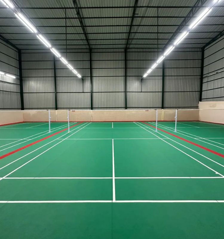 Badminton Court process