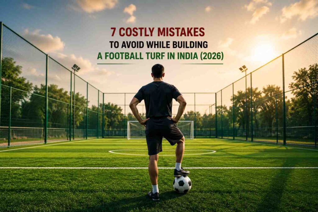 Professional Football Turf Installation with Artificial Grass