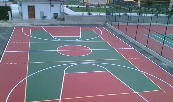 Basketball Court Construction