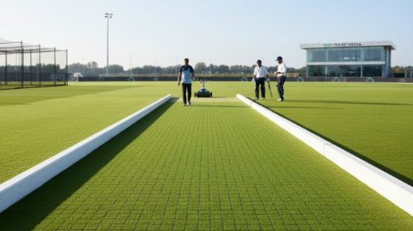 Hybrid Cricket Pitch Hybrid Cricket Pitch